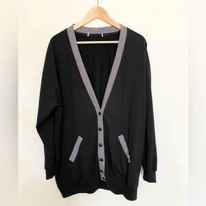 Vintage Sweatshirt Cardigan